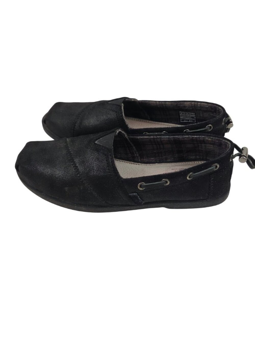 Bobs By Skechers Loafers Womens Size 9W Slip On Black Comfort Shoes Memory Foam - Picture 5 of 9